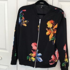 Missiimo floral bomber jacket
